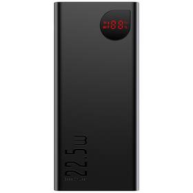 Powerbanka Baseus Adaman 40000 mAh 22,5W 3x USB-A/micro USB/USB-C černá

