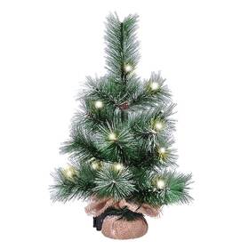 Vánoční stromeček Solight 45cm, 15LED, 3x AA, IP44, časovač 


