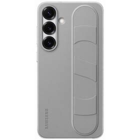 Kryt na mobil Samsung Standing Grip s poutkem na Galaxy S25+ šedý


