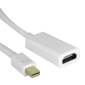 Redukce GoGEN mini DisplayPort/HDMI, 0,2m bílá

