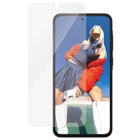 Tvrzené sklo PanzerGlass Ultra-Wide Fit na Samsung Galaxy A55 5G s instalačním rámečkem 

