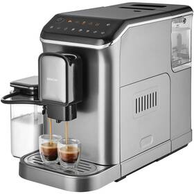 Automatický kávovar Sencor SES 8000BK stříbrná barva
