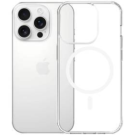 Kryt na mobil 3mk Armor MagCase na Apple iPhone 15 Pro průhledný

