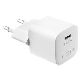 Nabíječka do sítě FIXED Mini USB-C PD 20W bílá

