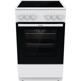Sklokeramický sporák Gorenje GEC5A61WG bílý

