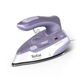 Žehlička Tefal Travel Iron First Class DB1612E0 bílá/fialová


