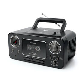 Radiomagnetofon s CD MUSE M-182RDC černý

