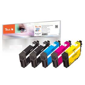 Inkoustová náplň Peach Epson 603, T03U1, T03U6, MultiPac Plus, 2x 160, 3x 145 stran vícebarevná

