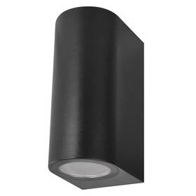 Nástěnné svítidlo EMOS Oculus ZGF020P, zahradní, GU10, IP44, MAX 35W černé

