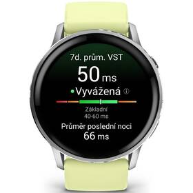 Chytré hodinky Garmin Venu 4 - 45 mm stříbrná barva
