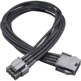 Kabel AKASA FLEXA P8 40cm černý

