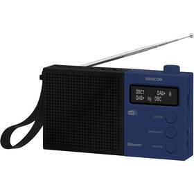 Radiopřijímač s DAB+ Sencor SRD 7760BB černý/modrý


