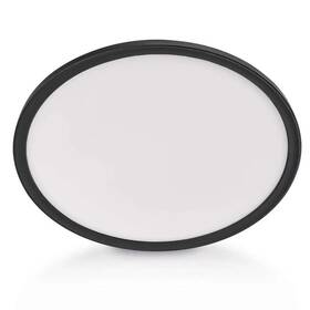 Stropní svítidlo EMOS FLORI, kruh 30cm, 18W, 1800lm, neutrální bílá černé

