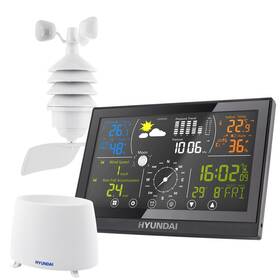 Meteorologická stanice Hyundai WSP 5100 RWIND černá

