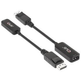 Redukce Club3D DisplayPort 1.4/HDMI 4K, aktivní černá

