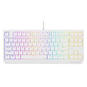 Klávesnice Genesis THOR 230, TKL, RGB, Outemu Red, US layout bílá

