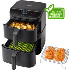 Fritéza horkovzdušná COSORI Turbo Tower 10,8 l černá

