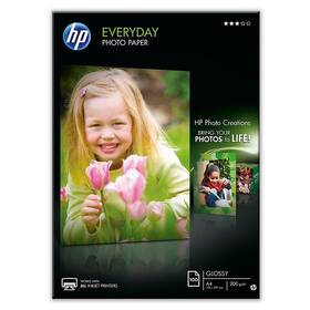 Fotopapír HP Glossy Photo 10x15, 200g, 100 listů 

