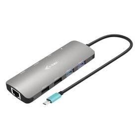 Dokovací stanice i-tec USB-C Metal Nano 2x HDMI, PD 100W 

