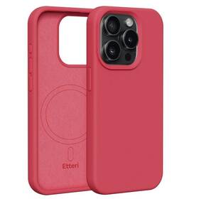 Kryt na mobil CPA Etteri Mag na Apple iPhone 15 Pro červený

