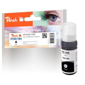Inkoustová náplň Peach Epson N103/104, T00S1, T00P1, 70 ml černá

