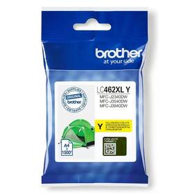 Inkoustová náplň Brother LC-462XLY, 1500 stran žlutá

