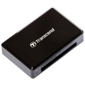 Čtečka paměťových karet Transcend RDF2, USB-A/CompactFlash černá

