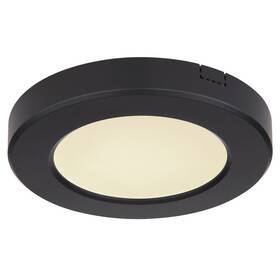 Stropní svítidlo GLOBO Lasse, kruh, 13 cm, LED, 6W černé

