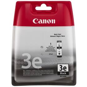 Inkoustová náplň Canon BCI-3eBk, 210 stran černá

