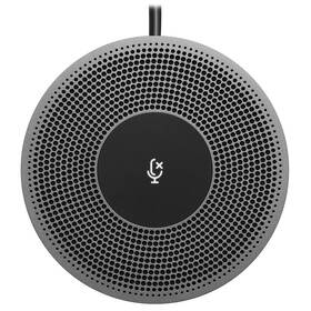 Konferenční mikrofon Logitech pro kameru MeetUp šedý

