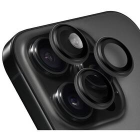 Ochranné sklo čočky fotoaparátu Obal:Me Lens Protector na Apple iPhone 15 Pro/15 Pro Max černé

