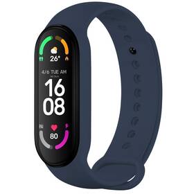 Řemínek FIXED Silicone Strap na Xiaomi Band 7/ Mi Band 6/ Mi Band 5 modrý

