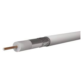 Koaxiální kabel EMOS CB130, bez konektorů 20m bílý

