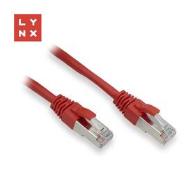 Kabel Lynx FTP patch Cat5e PVC, CCA, 15m červený


