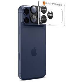 Ochranné sklo čočky fotoaparátu Spigen tR EZ Fit Optik Pro XL na Apple iPhone 17 Pro Max černé

