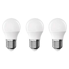 Žárovka LED EMOS Classic mini globe, E27, 4,2W, teplá bílá (3 ks) 


