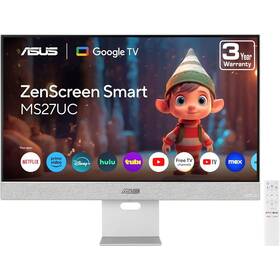 Monitor Asus ZenScreen Smart MS27UC bílý


