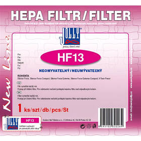 HEPA filtr pro vysavače Jolly HF13 zelený

