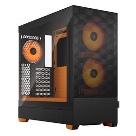 Case FRACTAL DESIGN RGB Orange Core Tempered Glass Clear Tint černá

