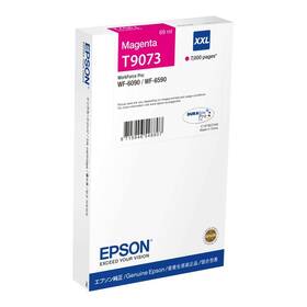 Inkoustová náplň Epson T9073 XXL, 7000 stran purpurová

