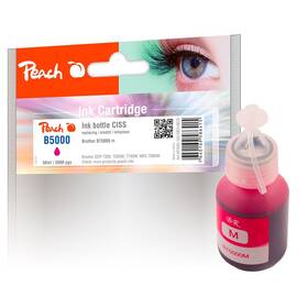 Inkoustová náplň Peach Brother BT5000 M, 5000 stran purpurová

