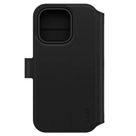 Pouzdro na mobil flipové PanzerGlass CARE Tango 2v1 MagSafe na Apple iPhone 16 Pro černá barva
