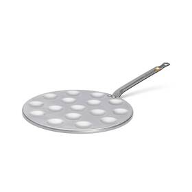 Pánev palačinková de Buyer 5612.16, 27 cm, 16 Poffertjes ocel

