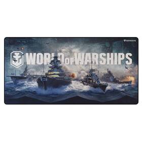 Podložka pod klávesnici a myš Genesis CARBON 500 WORLD of WARSHIPS ARMADA MAXI 

