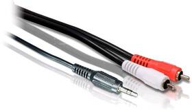 Kabel Philips 3,5 mm jack / 2x RCA, 1,5 m černá barva
