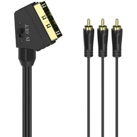 Kabel Hama AV SCART-3cinch, IN/OUT, 1,5m 

