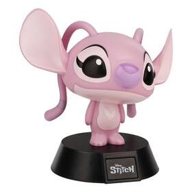 Dekorativní LED Paladone Icon Light, Stitch  Angel černé/růžové

