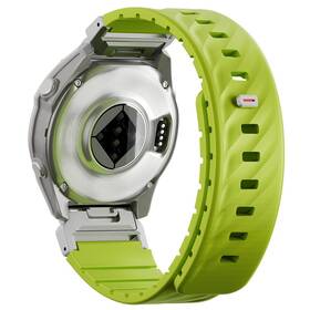 Řemínek Uniq Fluo magnetický na Garmin SmartWatch Quick Release/QuickFit 26mm zelený

