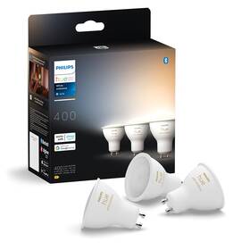 Chytrá žárovka Philips 4,2W, GU10, White Ambiance, 3 ks 

