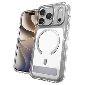 Kryt na mobil ZAGG Santa Cruz Snap Kickstand Metallic, Camera Button na Apple iPhone 18 Pro / 17 Pro stříbrný

